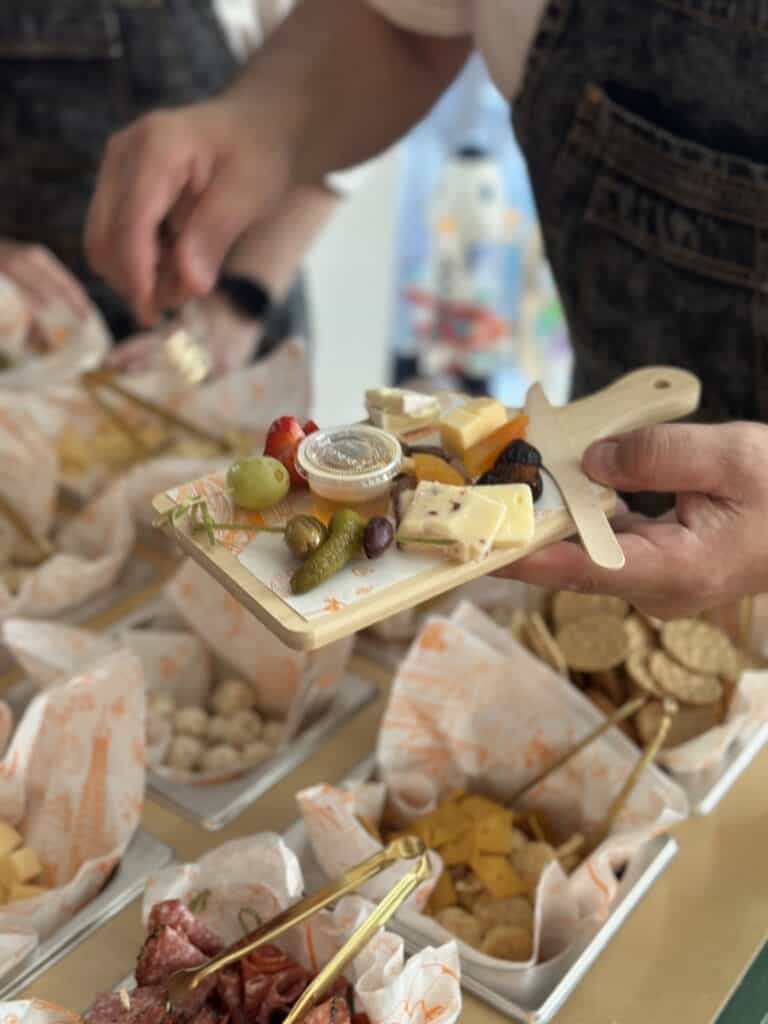 Founders Plating Food Close-up Vertical Blurry